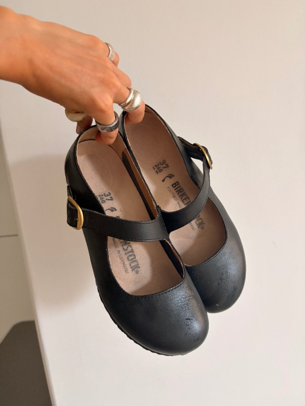 Birkenstock Tracy Leather Black (Mary Jane’s)